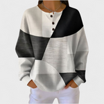 Siobhan monochrome colour block jumper for women by Ellie Dublin