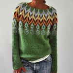 Emily vintage Icelandic knit jumper for women | Ellie Dublin