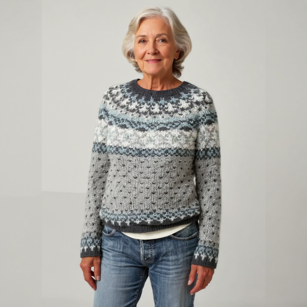 Erica vintage Icelandic jumper, second view | Ellie Dublin