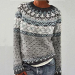 Erica vintage Icelandic knit jumper for women | Ellie Dublin