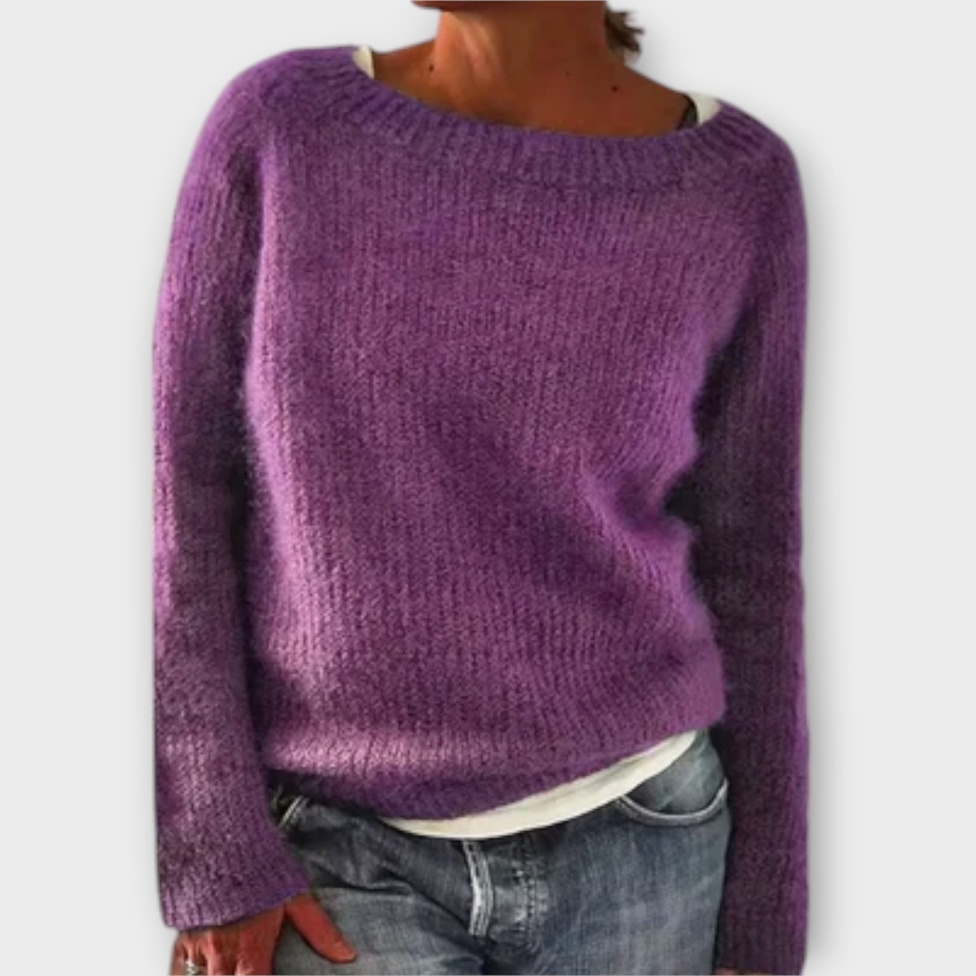 Fiona vintage Icelandic jumper, second view | Ellie Dublin