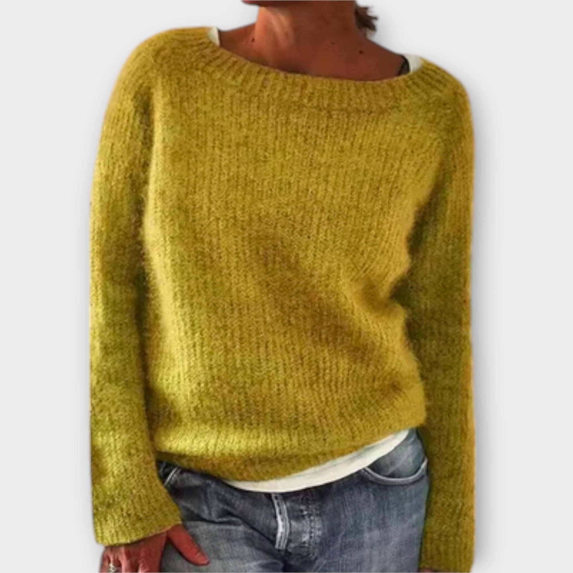 Fiona vintage Icelandic knit jumper for women | Ellie Dublin