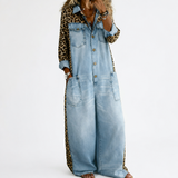 Maelle | Denim Shirt Jumpsuit