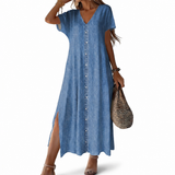 Léontine | Retro Denim Dress