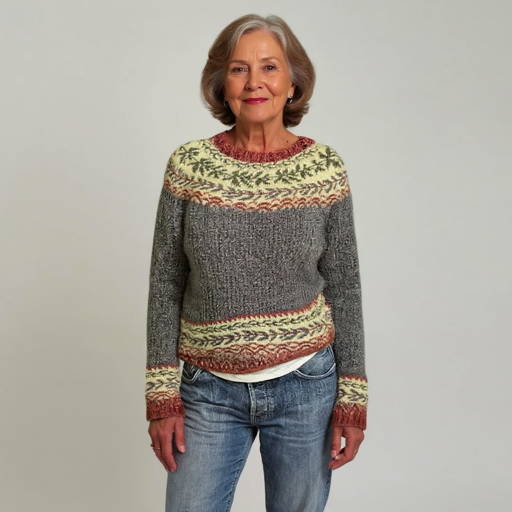 Frances vintage Icelandic jumper, second view | Ellie Dublin