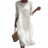 Anaïs - Casual embroidered dress for women.