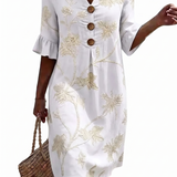 Philippine - Casual floral print women's dress.