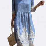 Margaux - Casual Women's Dress with Floral Pattern.