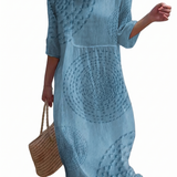 Camille - Casual Embroidered Dress for Women.