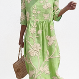 Apolline - Women's Casual Dress with Floral Patterns.