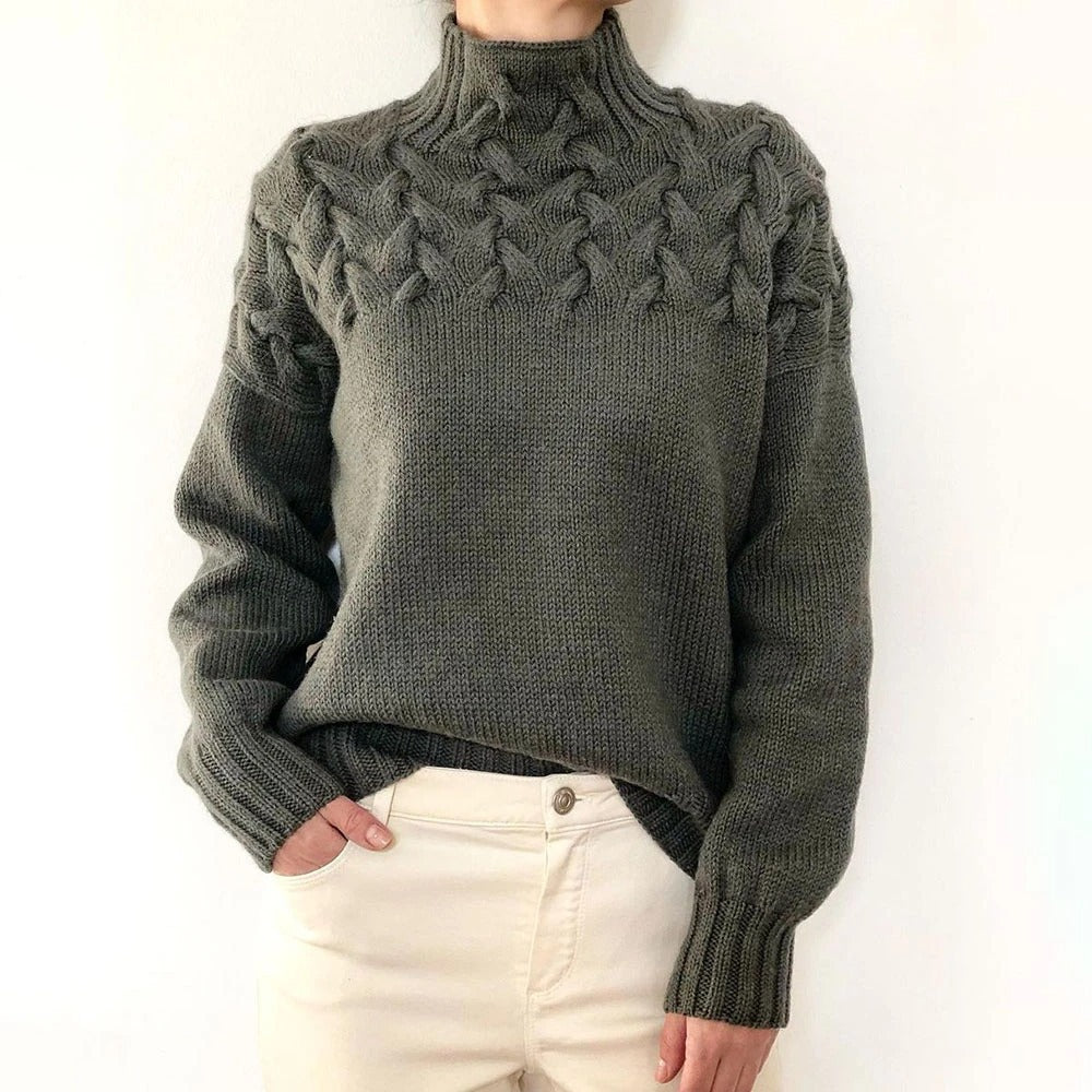 Nina | Cozy Knit Turtleneck