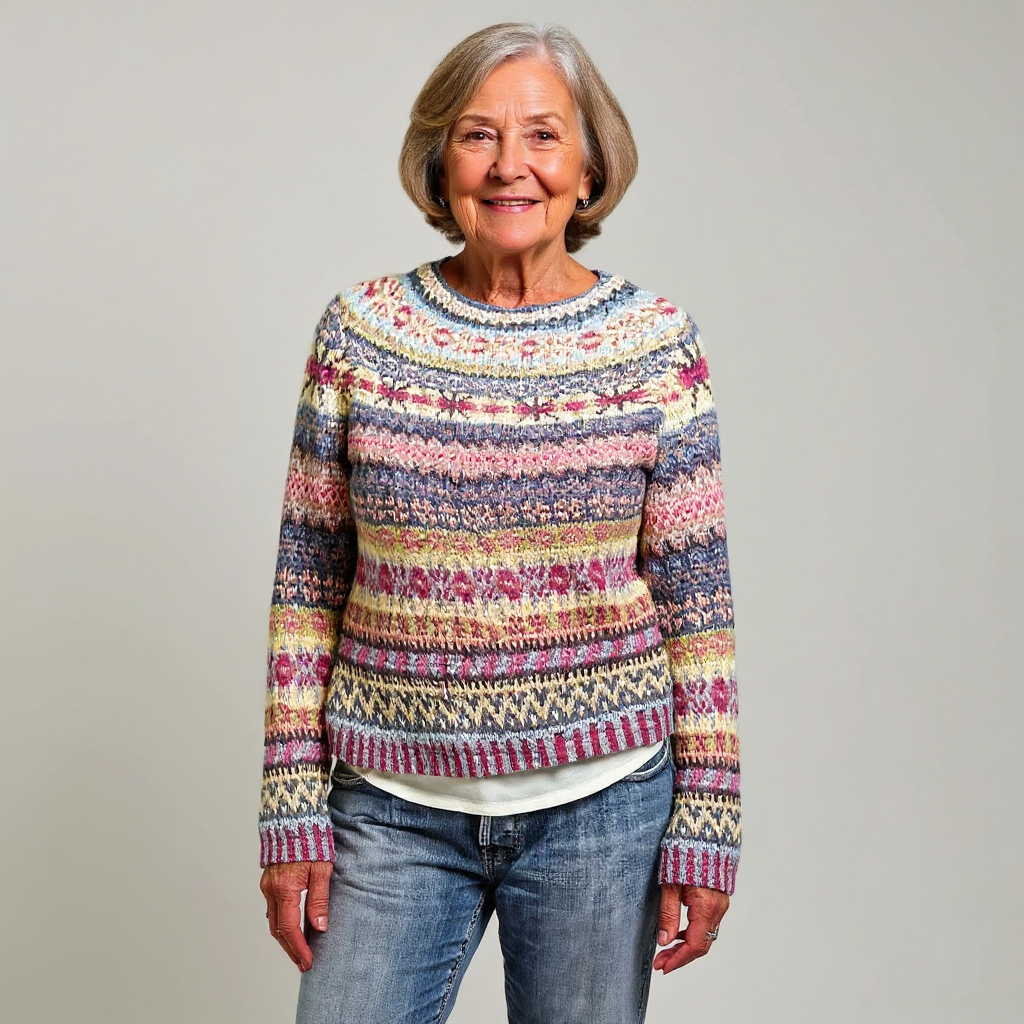 Holly vintage Icelandic jumper, second view | Ellie Dublin