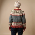 Jessica vintage Icelandic cardigan, third view | Ellie Dublin