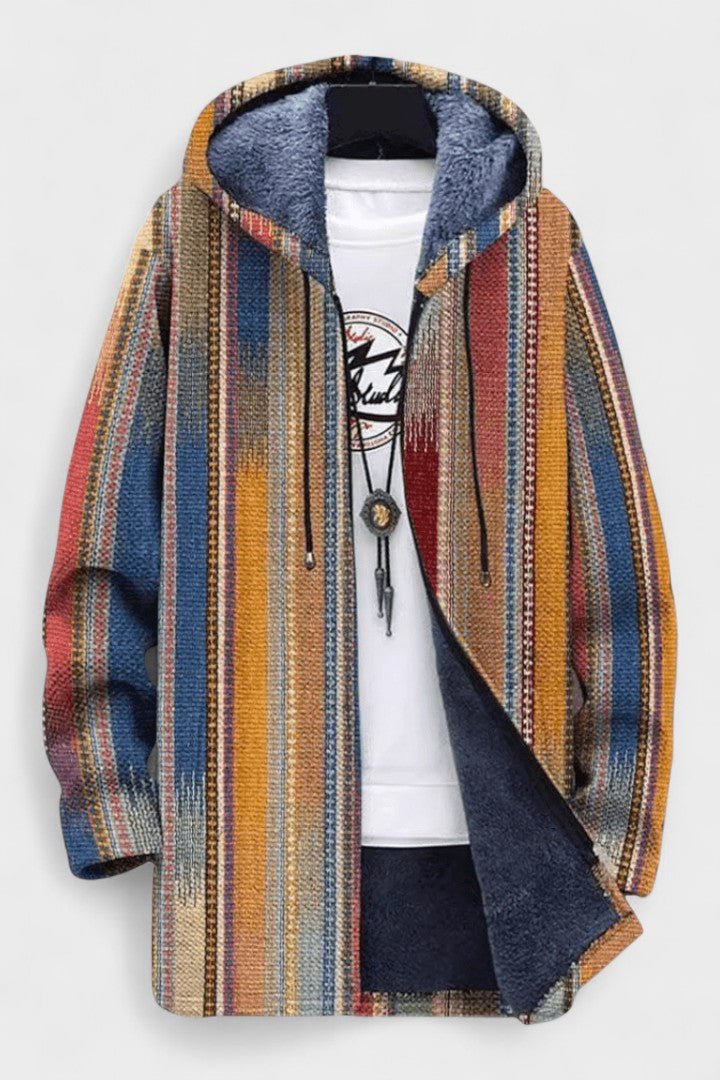 Roisin striped hooded cardigan for women | Ellie Dublin