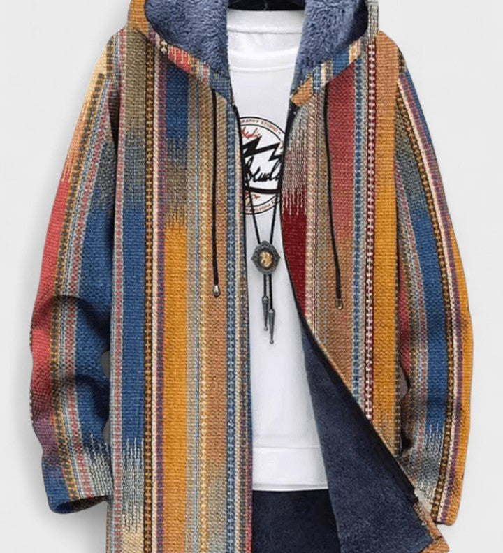 Roisin striped hooded cardigan for women | Ellie Dublin
