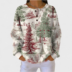Fionnuala Christmas toile jumper for women by Ellie Dublin