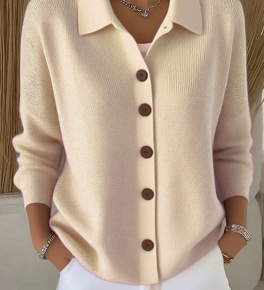 Josephine collared cardigan, fourth colourway | Ellie Dublin