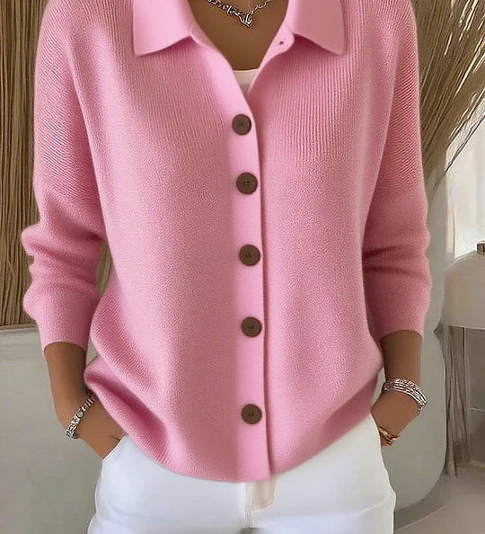 Josephine collared cardigan, second colourway | Ellie Dublin