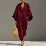 Marina | Women's Casual Two-Piece Set with V-Neck