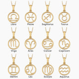 Astrological Sign Pendant Necklace