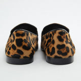 Adrianna - Striking Leopard Print Moccasins