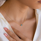 Livia – Silver Necklace Featuring Delicate Small Pendant