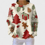 Laoise gingerbread Christmas jumper for women by Ellie Dublin