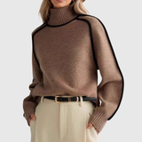 Women's Elegant High-Neck Sweater