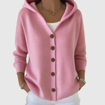 Marian hooded knit cardigan for women | Ellie Dublin