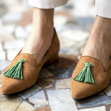 Freya - Pom Pom Moccasin