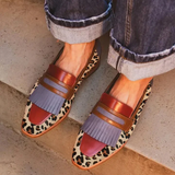 Zelda - Chic Leopard Print Moccasins