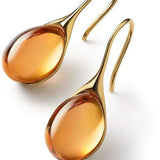 Crystal Earrings in Gold and Silver