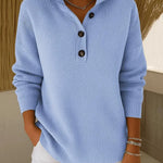 Florence V-neck polo jumper for women | Ellie Dublin