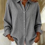 Jacqueline striped shirt, fourth colourway | Ellie Dublin