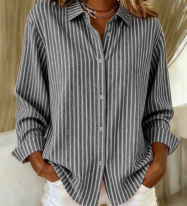 Jacqueline striped shirt, fourth colourway | Ellie Dublin