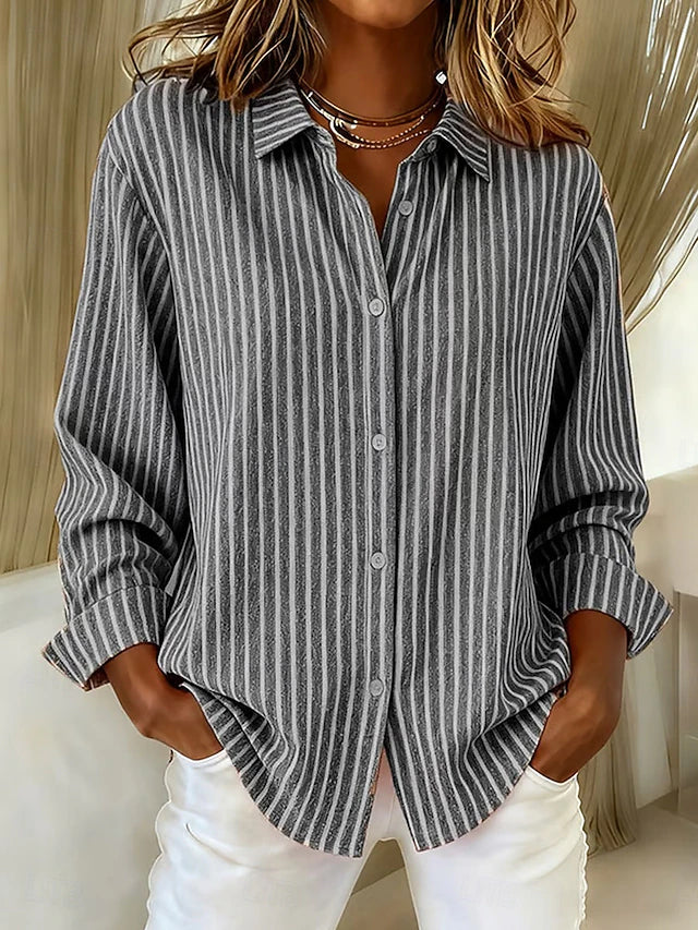 Jacqueline striped shirt, fourth colourway | Ellie Dublin