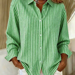 Jacqueline striped shirt, second colourway | Ellie Dublin