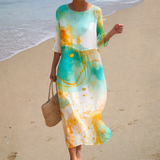 Mireille - Chic and Comfortable Long Flowing Dress