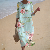 Rosalie - Chic and Comfortable Long Flowing Dress