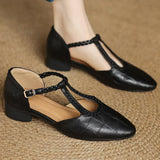 Inès | Kepa Leather Mary Jane Shoes