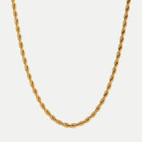 Hélène – Gold Necklace with Dotted Accents