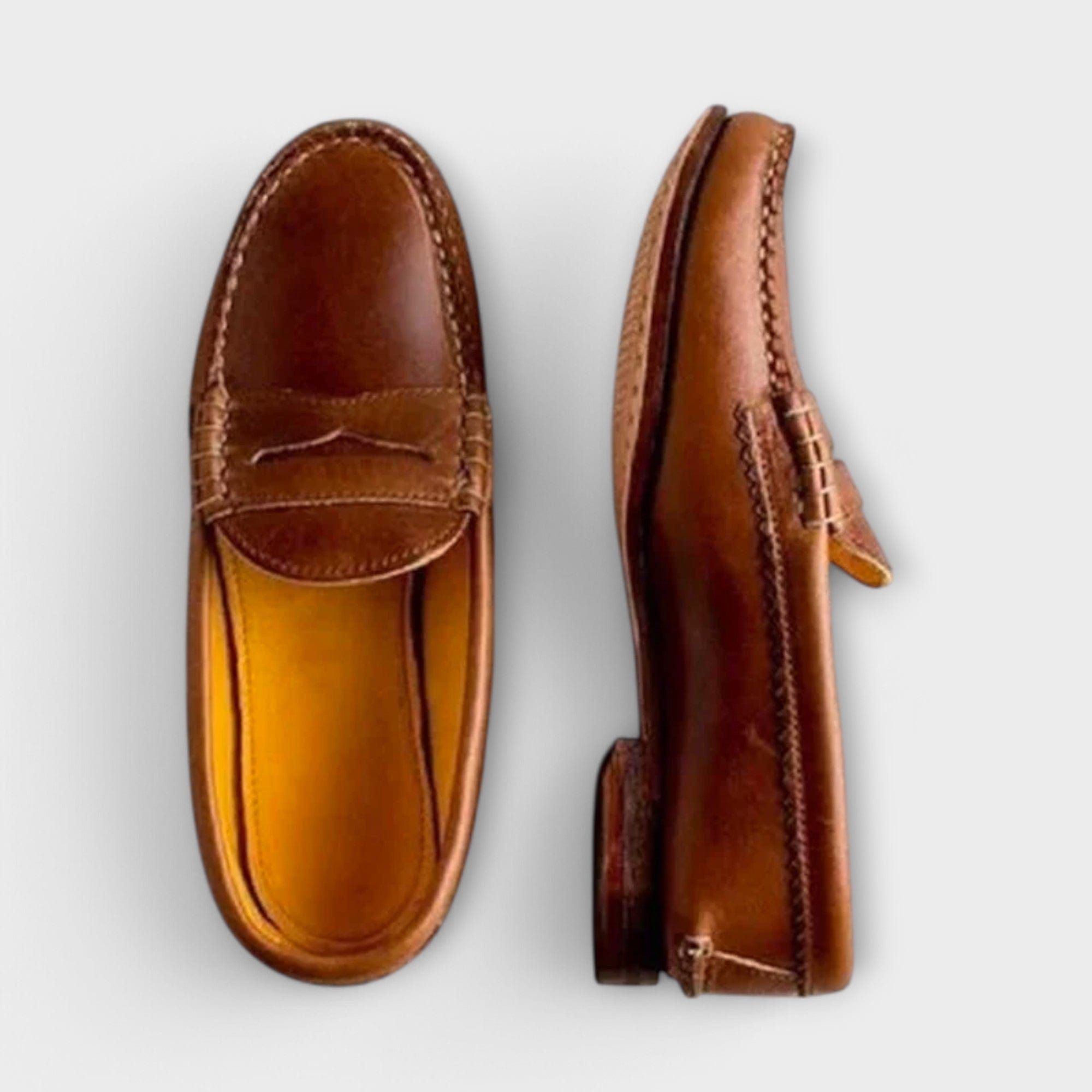 Dearbhla timeless leather-effect loafers for women | Ellie Dublin