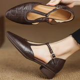 Inès | Kepa Leather Mary Jane Shoes