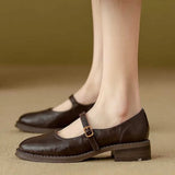 Manon | Timeless Leather Mary Janes for Ultimate Comfort