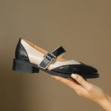 Marie | Classic Leather Mary Jane Shoes