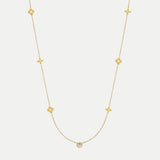 Karine – Gold Necklace Featuring Vibrant Accents