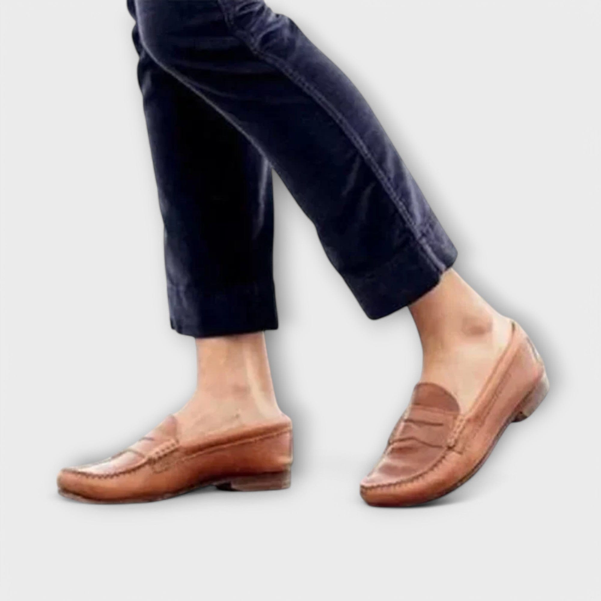 Dearbhla timeless leather-effect loafers for women | Ellie Dublin