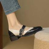 Marie | Classic Leather Mary Jane Shoes