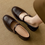 Manon | Timeless Leather Mary Janes for Ultimate Comfort