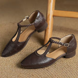 Inès | Kepa Leather Mary Jane Shoes